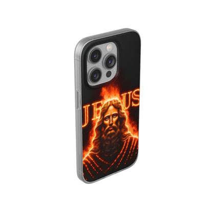 Flames of Jesus iPhone Case