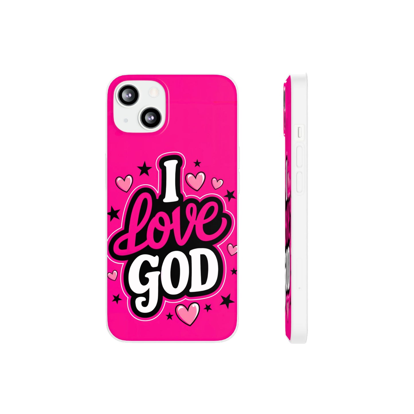 I Love God iPhone Case