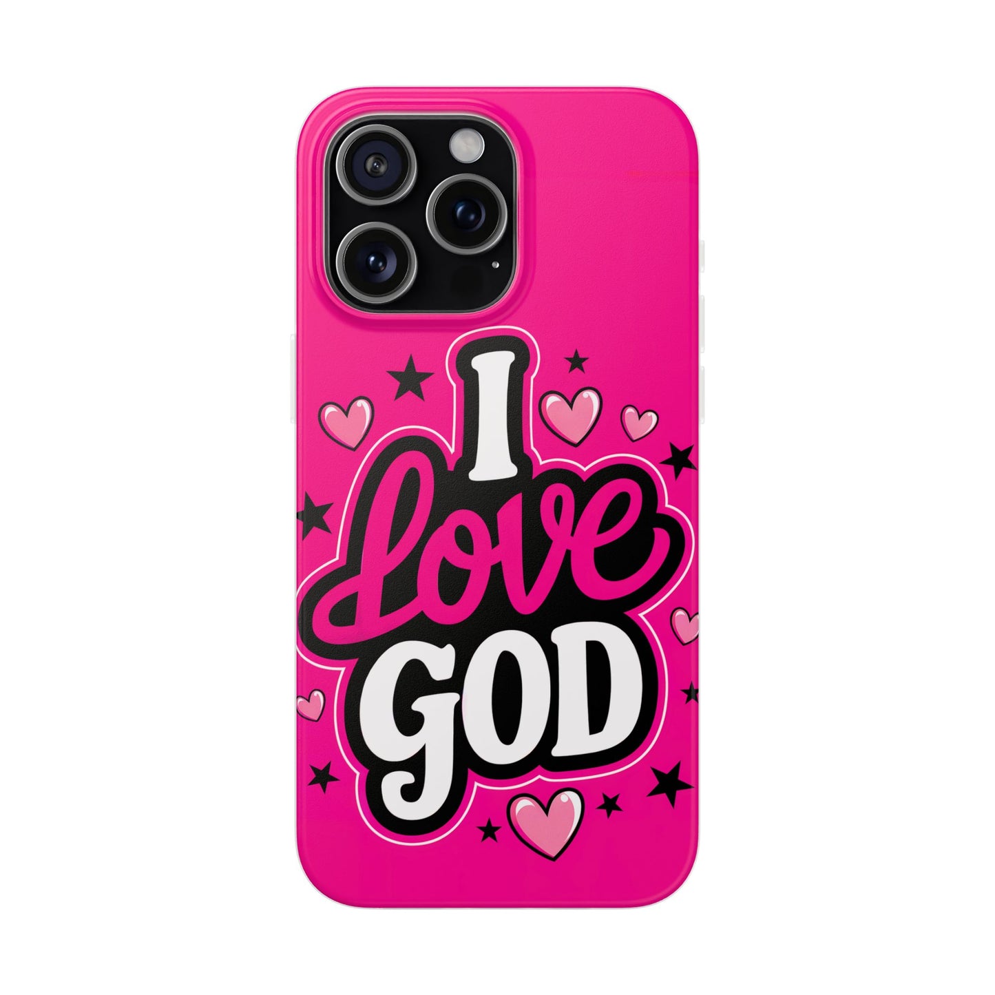 I Love God iPhone Case