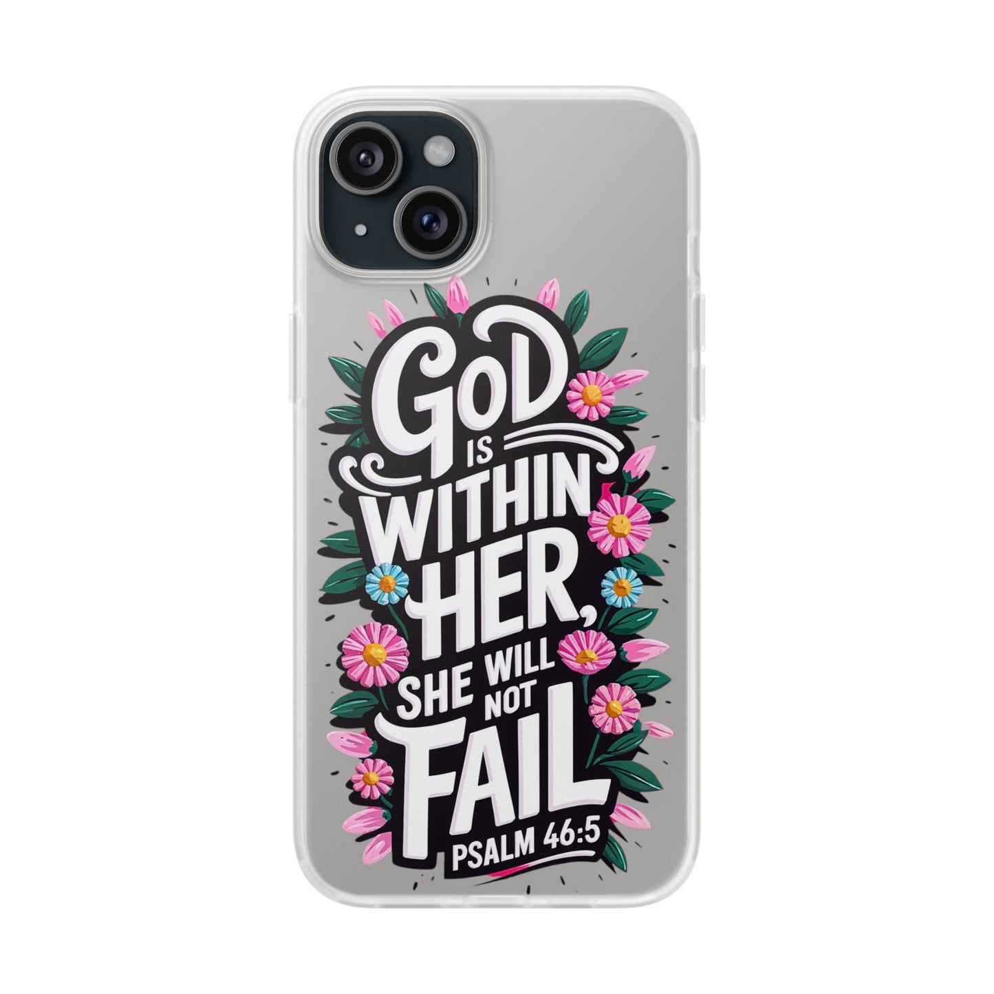 God is Within Her iPhone Case Transparent