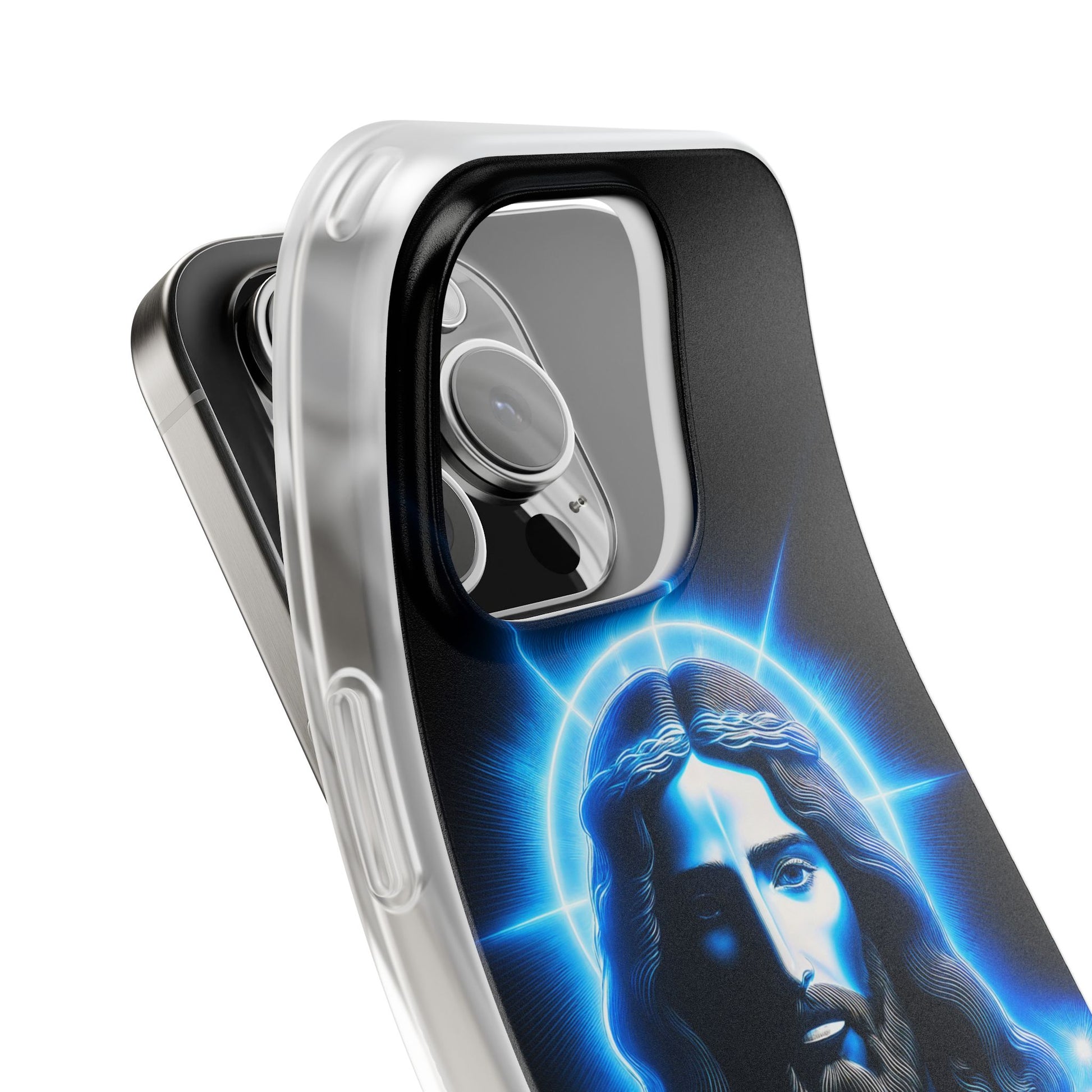 Glowing Jesus Majesty iPhone Case