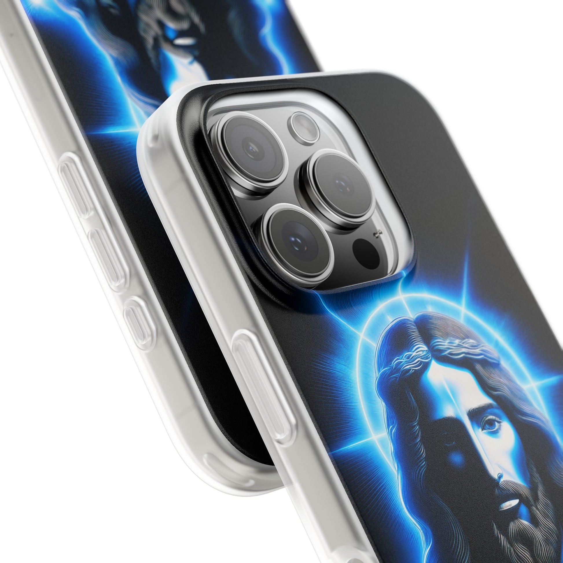 Glowing Jesus Majesty iPhone Case