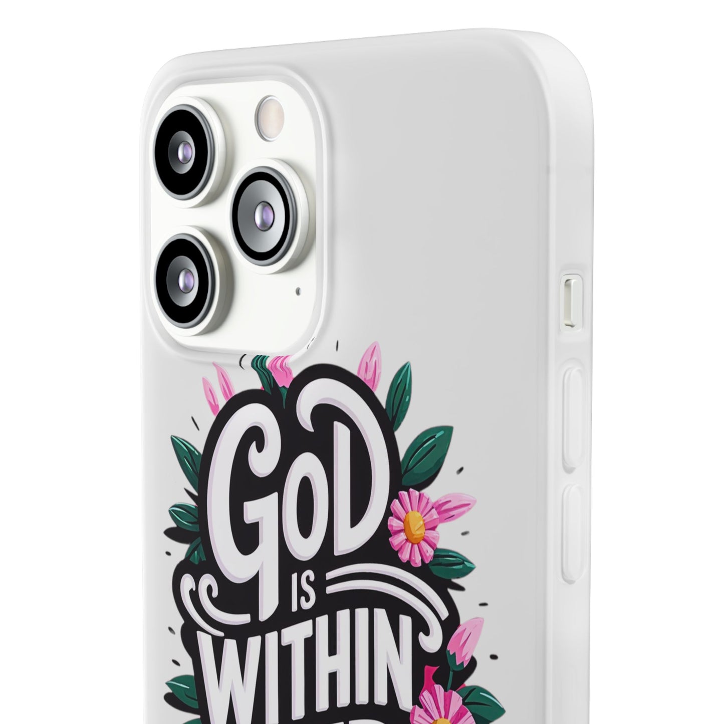 God is Within Her iPhone Case Transparent