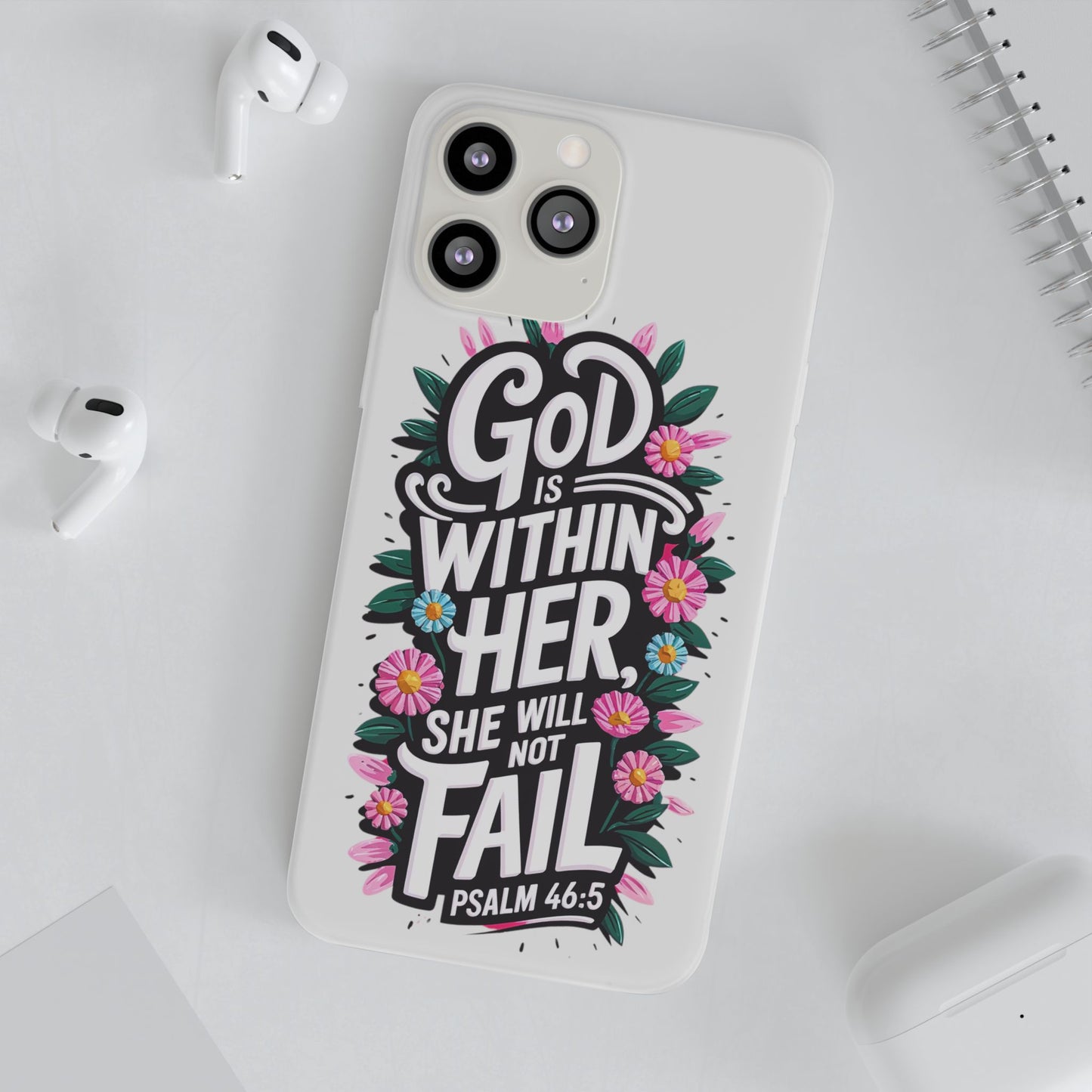 God is Within Her iPhone Case Transparent