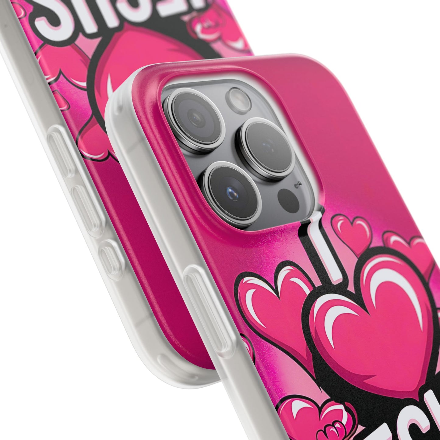 I Love Jesus Hearts iPhone Case