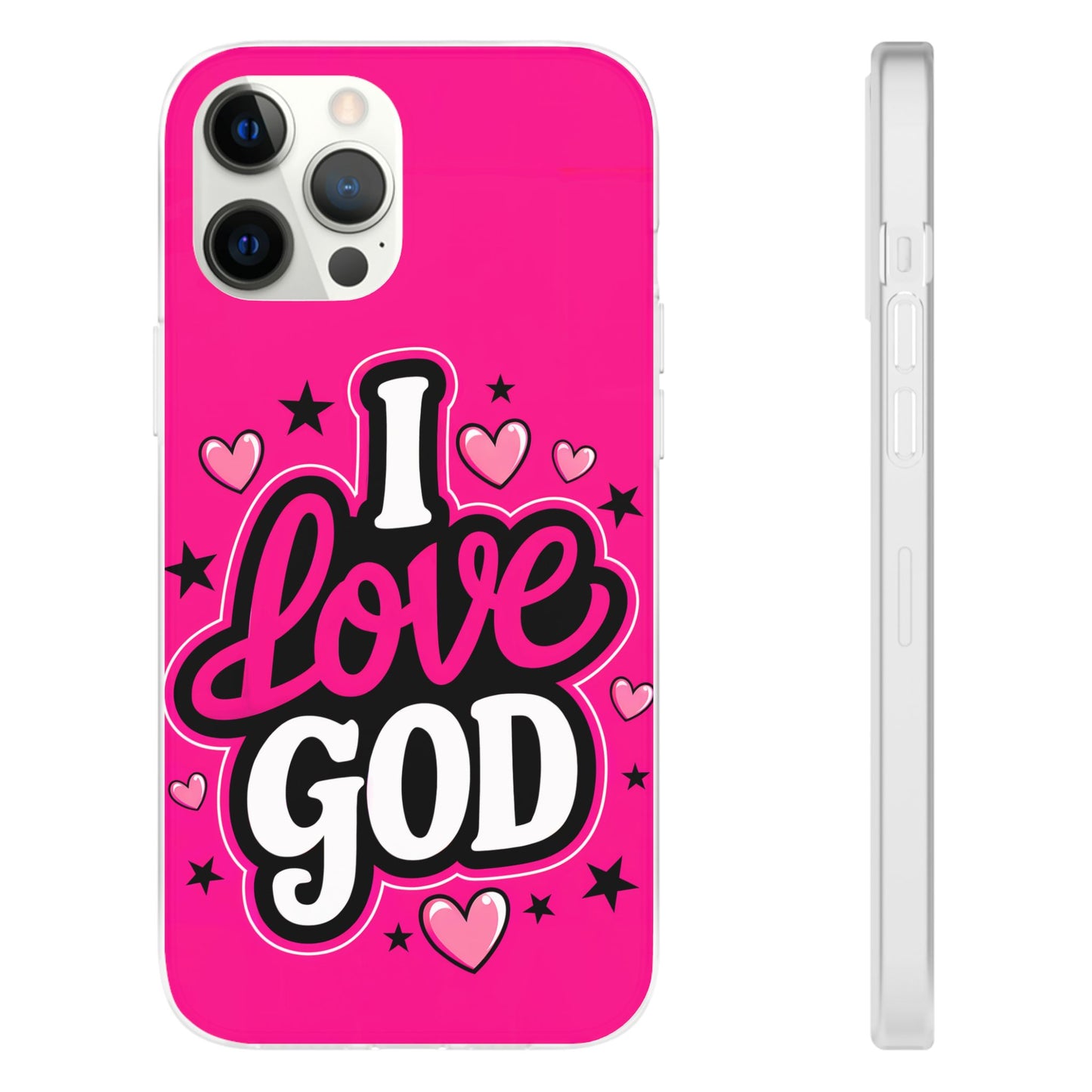 I Love God iPhone Case