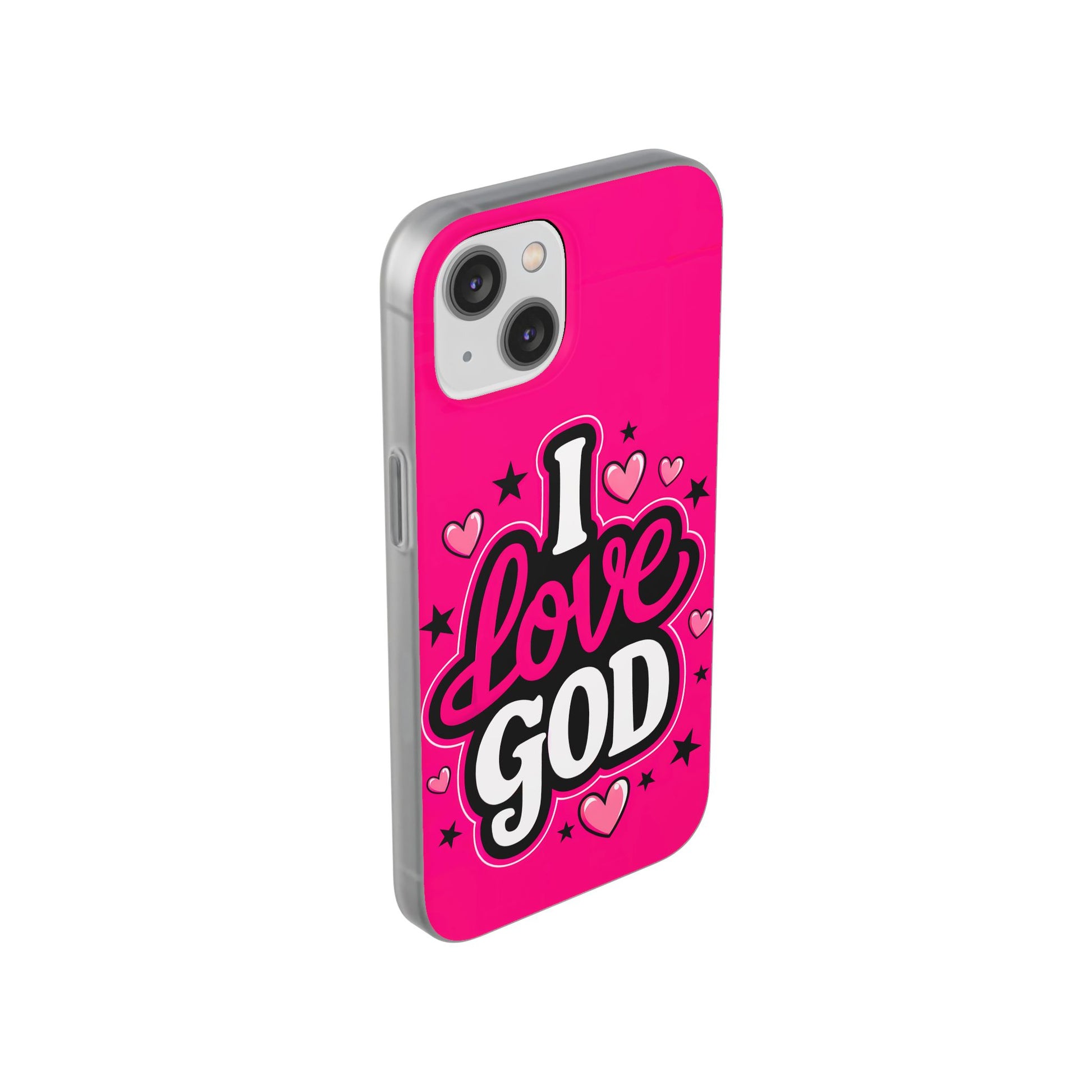 I Love God iPhone Case