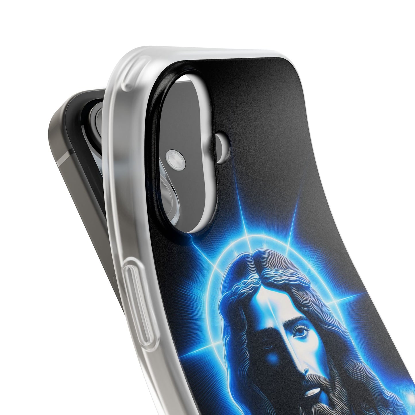 Glowing Jesus Majesty iPhone Case