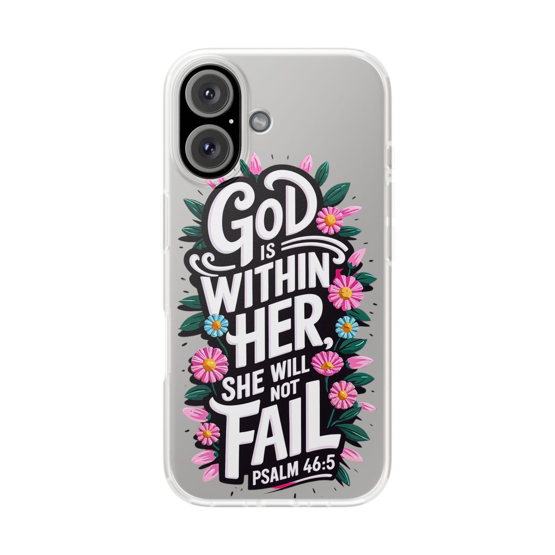 God is Within Her iPhone Case Transparent