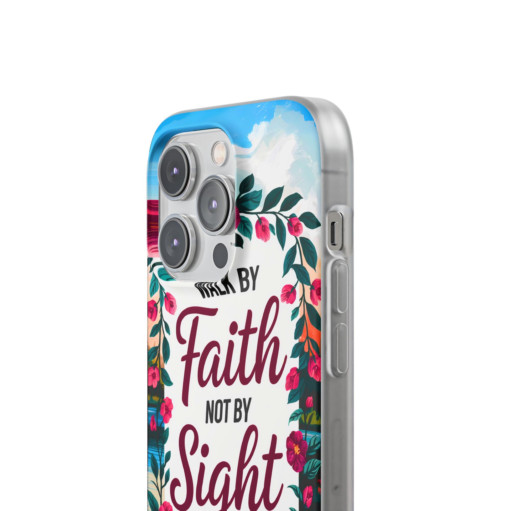 Walk by Faith Floral iPhone Case II