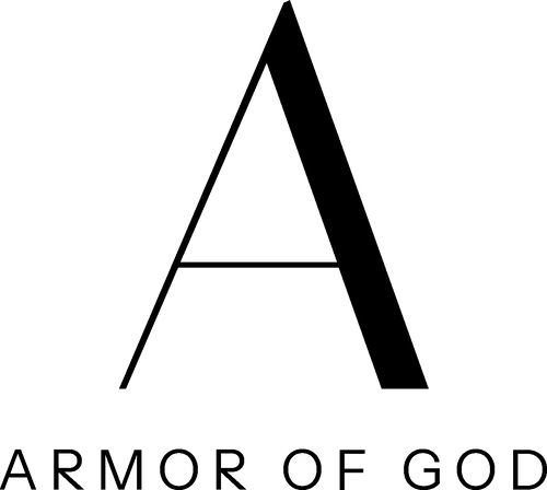 Armor of God Brand logo, black on transparent