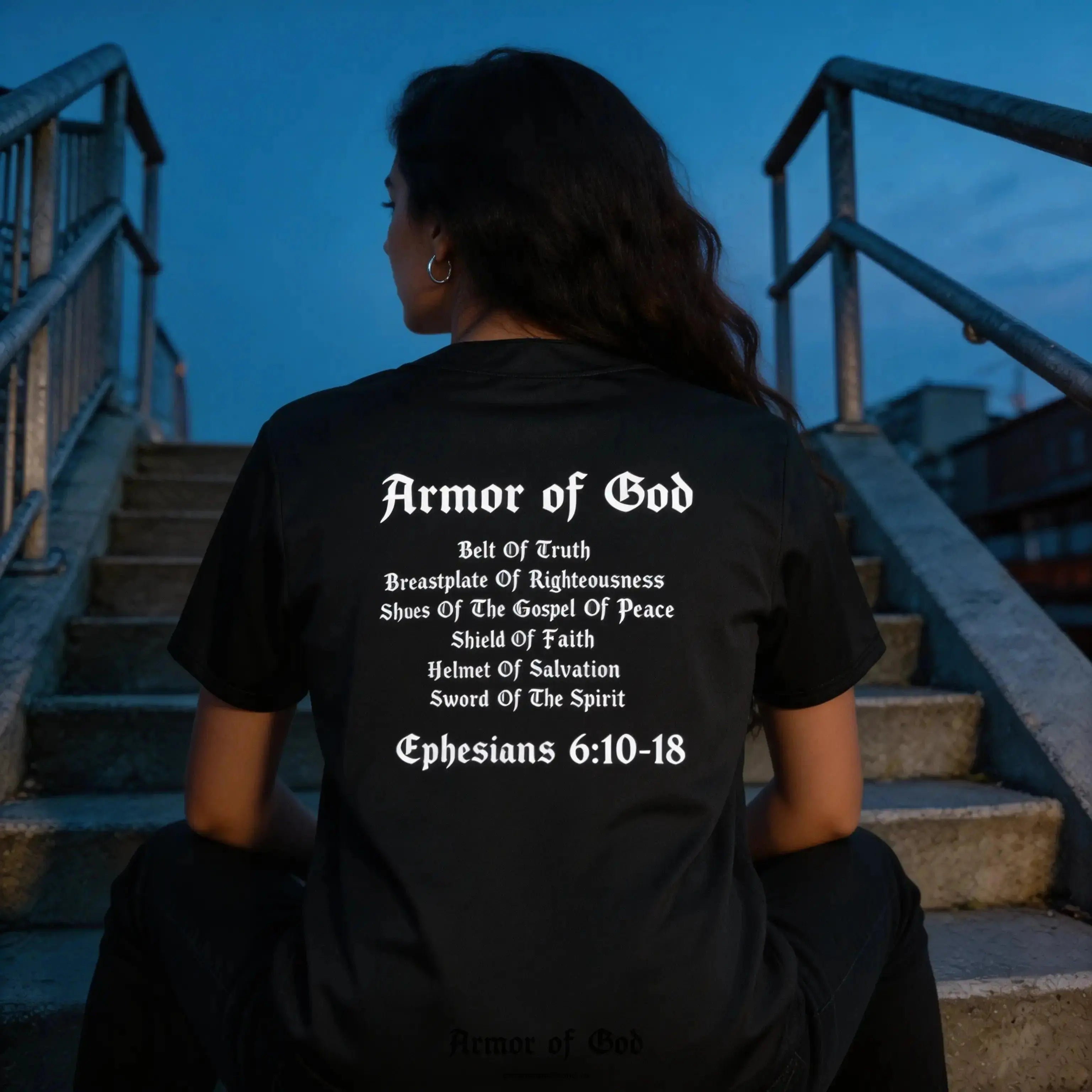 Armor of God Brand Baseball Jersey - Black
