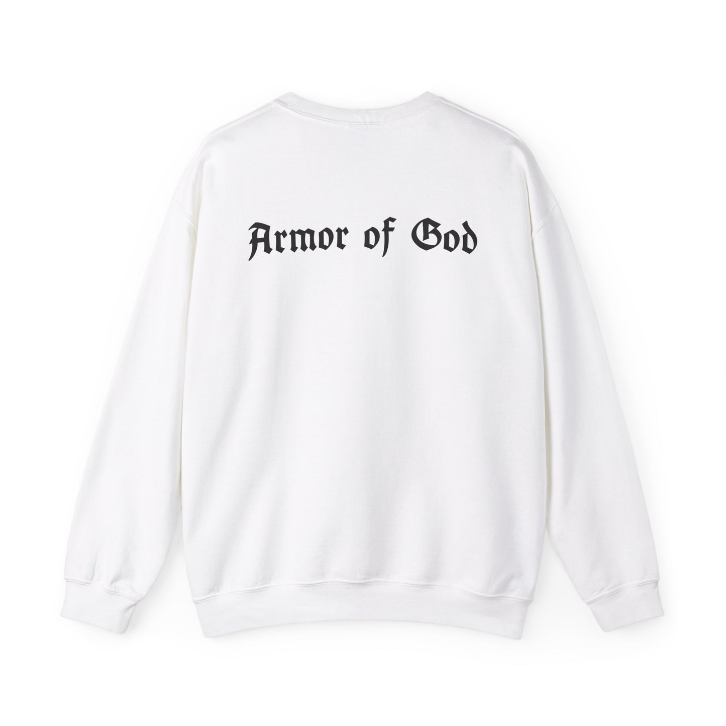 Armor of God Crewneck Sweatshirt (Black, White, Pink)