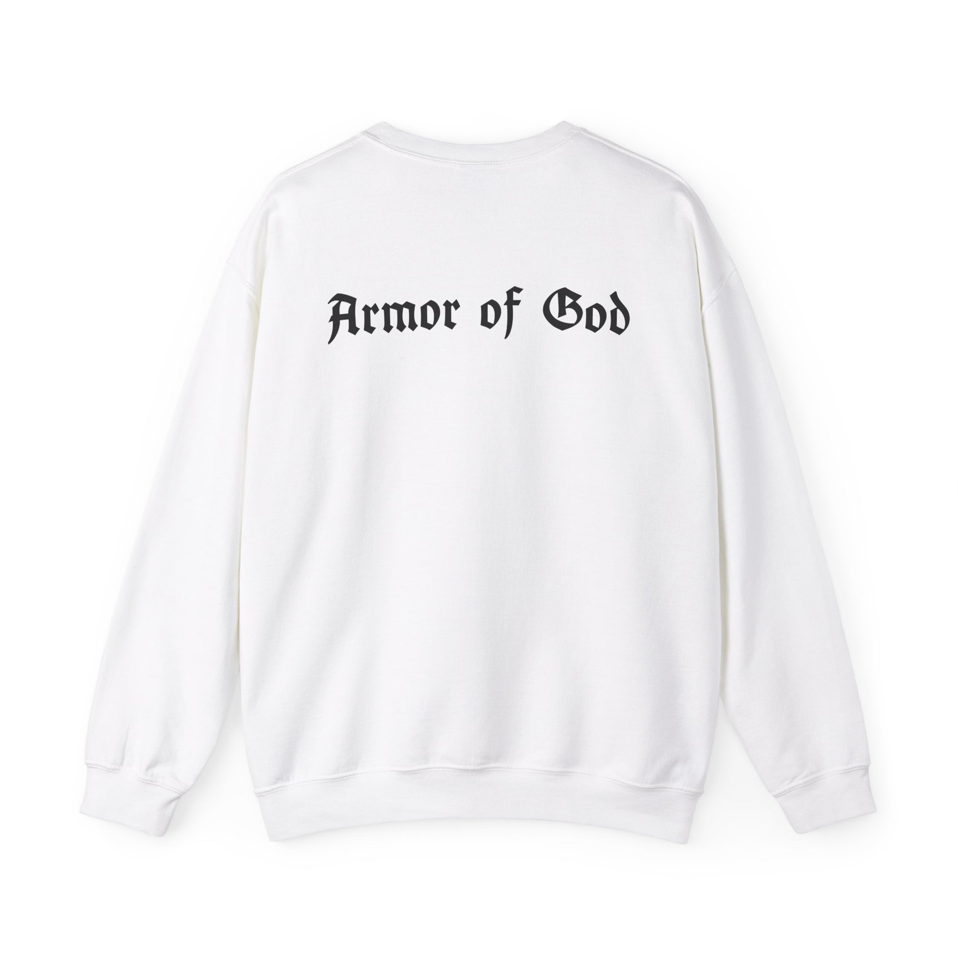 Armor of God Crewneck Sweatshirt (Black, White, Pink)