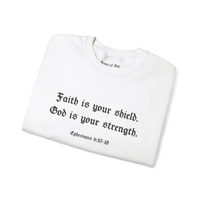 Armor of God Crewneck Sweatshirt (Black, White, Pink)