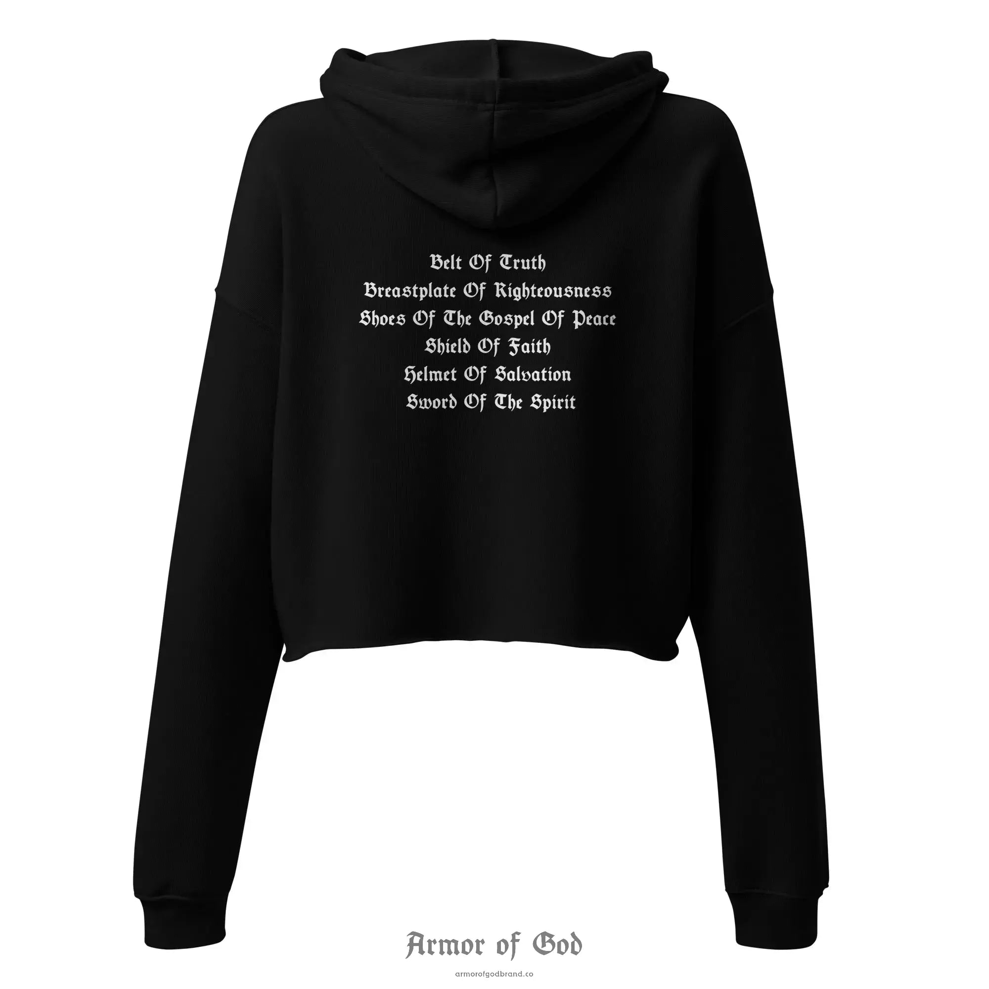 Armor of God Cropped Hoodie