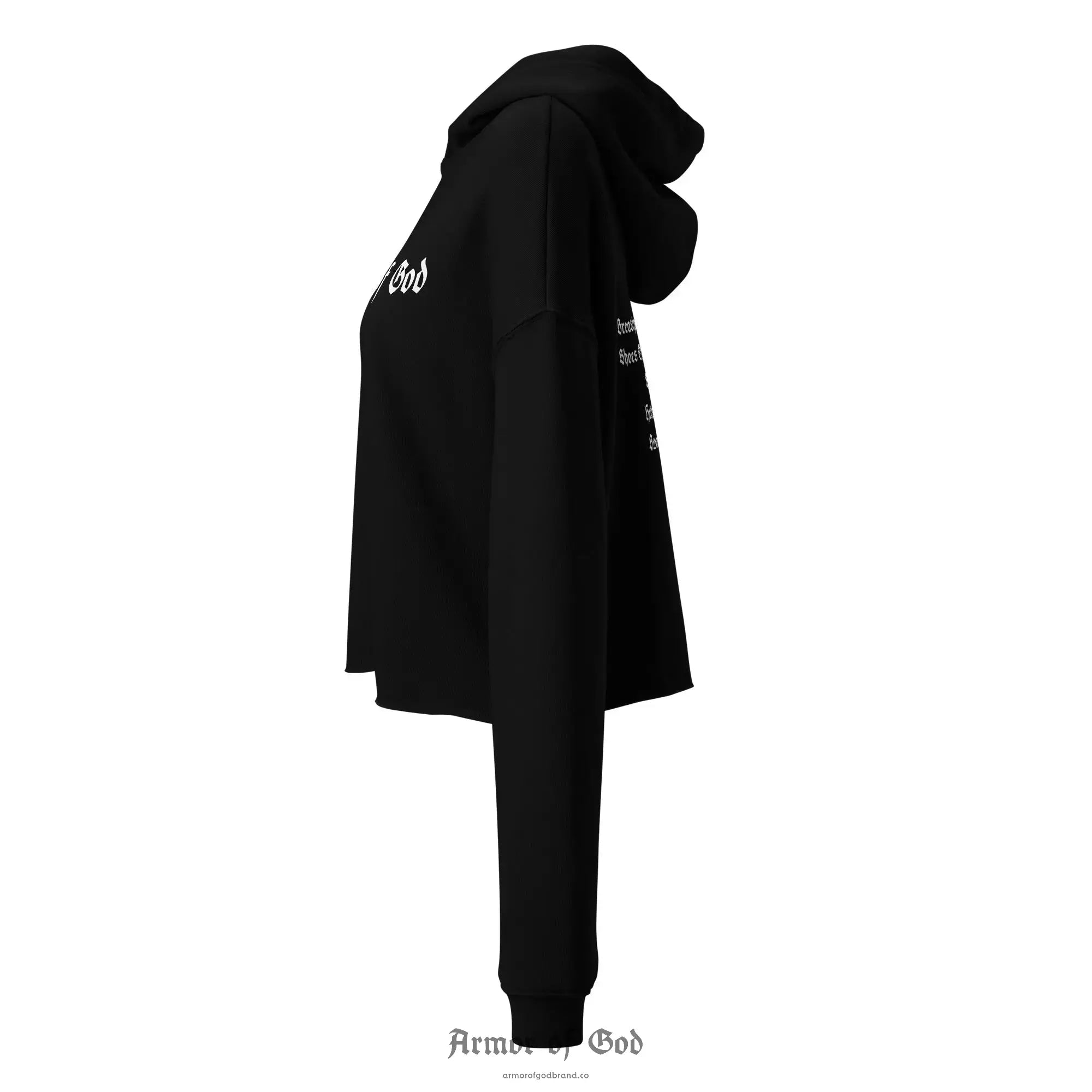 Armor of God Cropped Hoodie