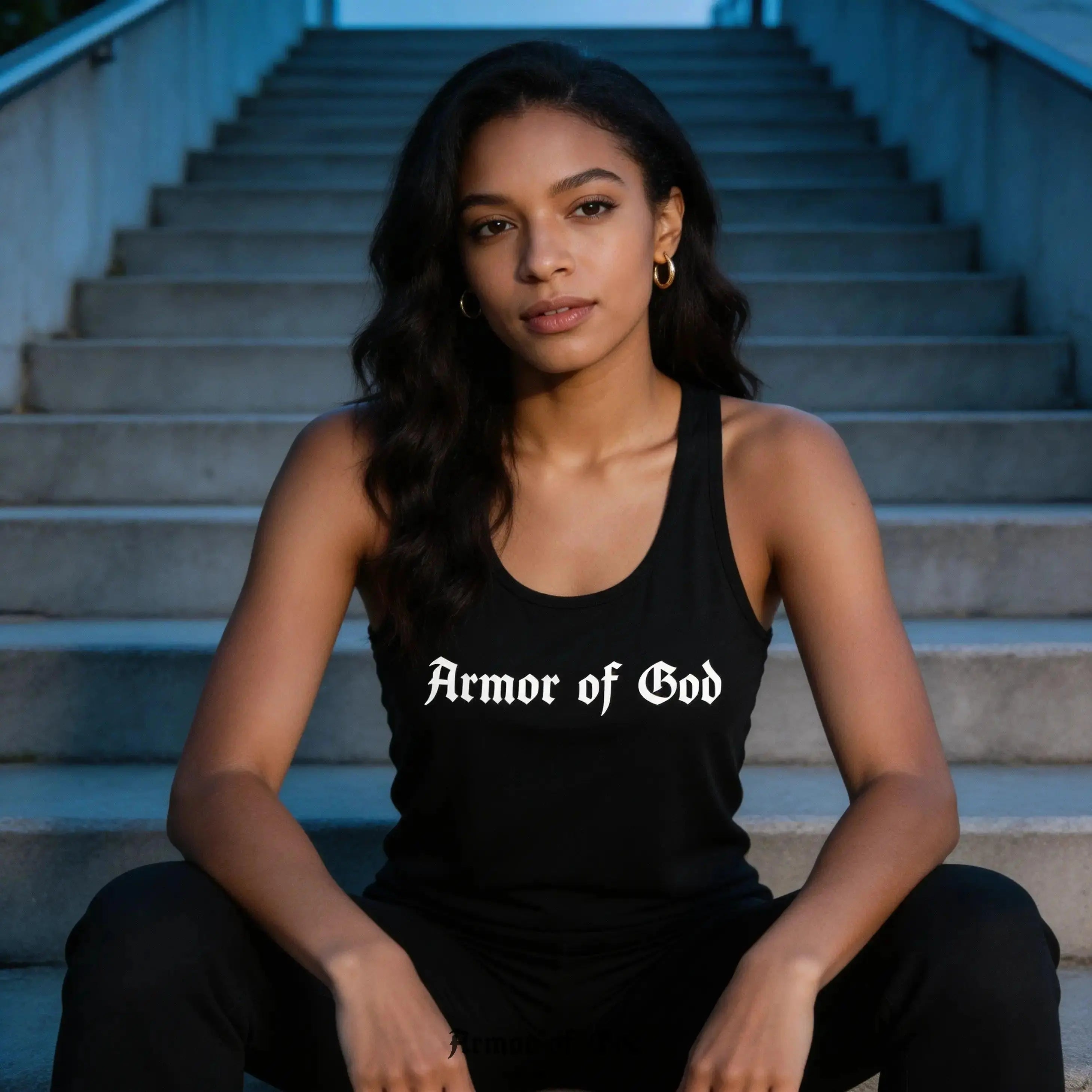 Armor of God Faith Tank Top – Ephesians 6:10-18 Athletic Wear