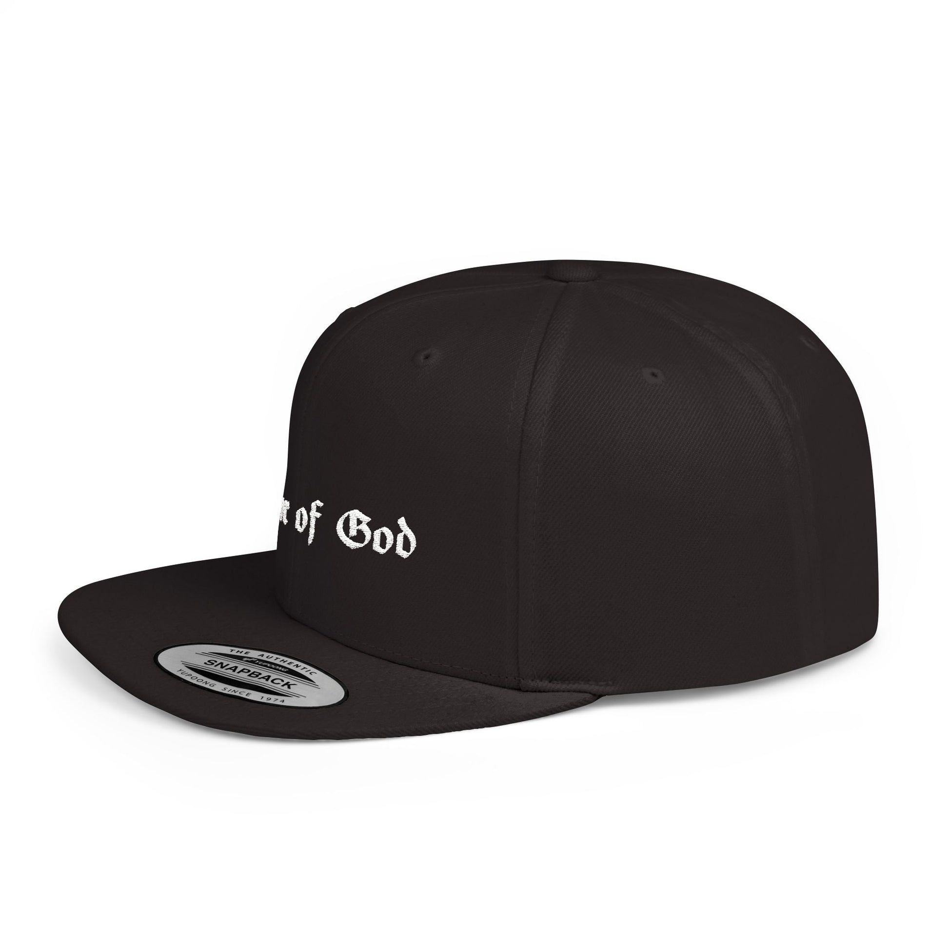 Armor of God Flat Bill Snapback (White, Black)