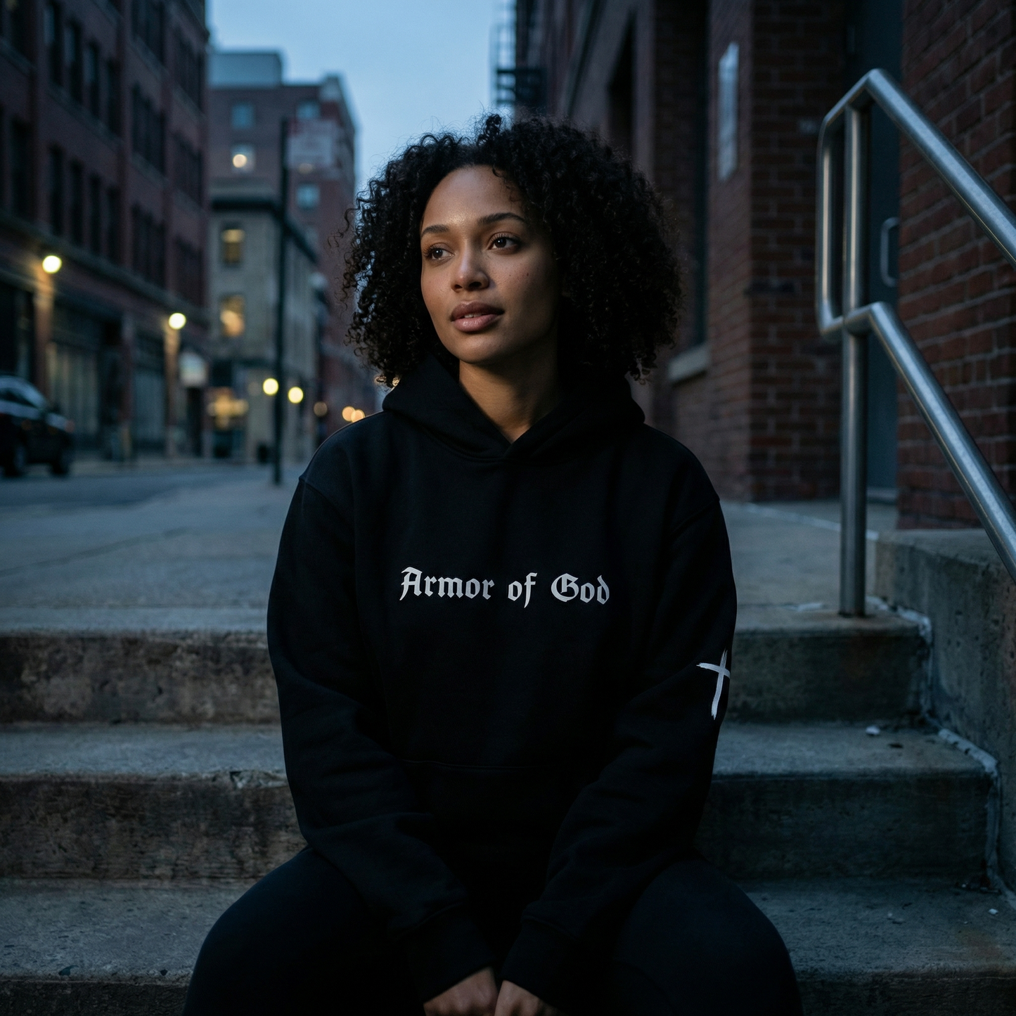 Armor of God Gothic Oversized Hoodie - Unisex Comfort