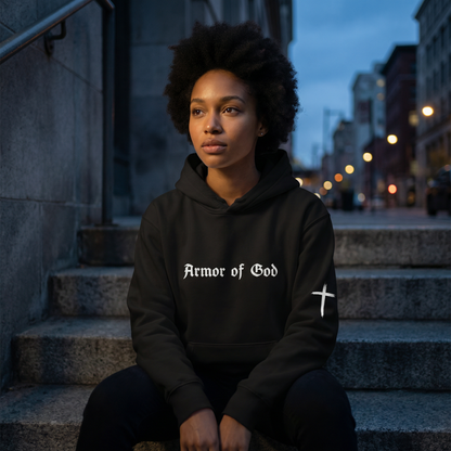 Armor of God Gothic Oversized Hoodie - Unisex Comfort