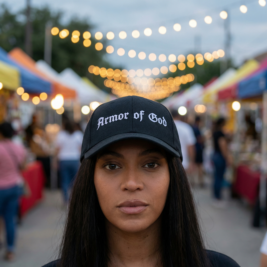 Armor of God Gothic Snapback Hat - Ephesians 6:10-18