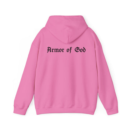 Armor of God Hoodie (Black, White, Pink)