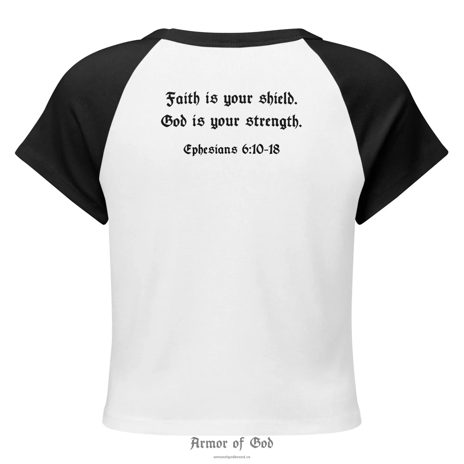 Armor of God Raglan T-Shirt - Ephesians 6:10-18