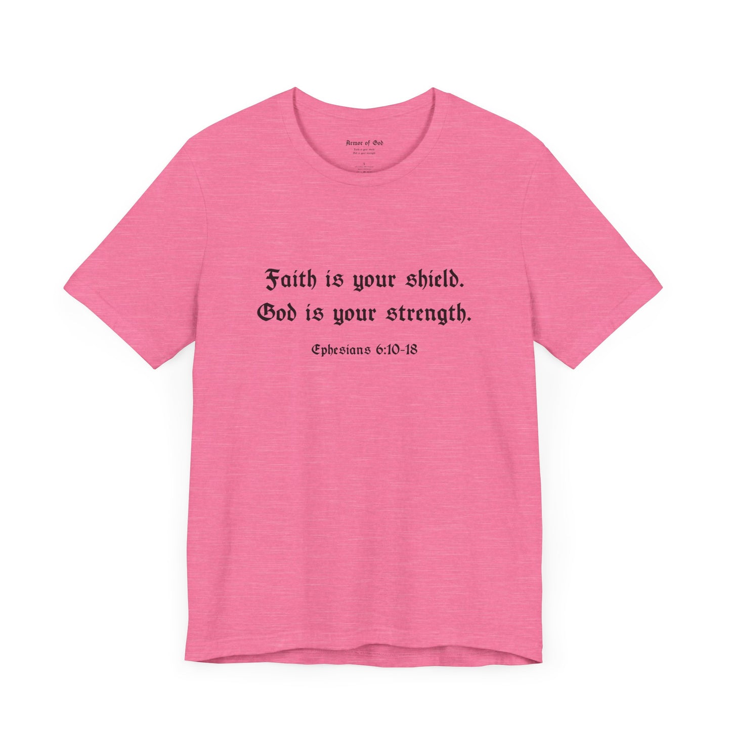 Armor of God T-Shirt (Black, White, Pink)