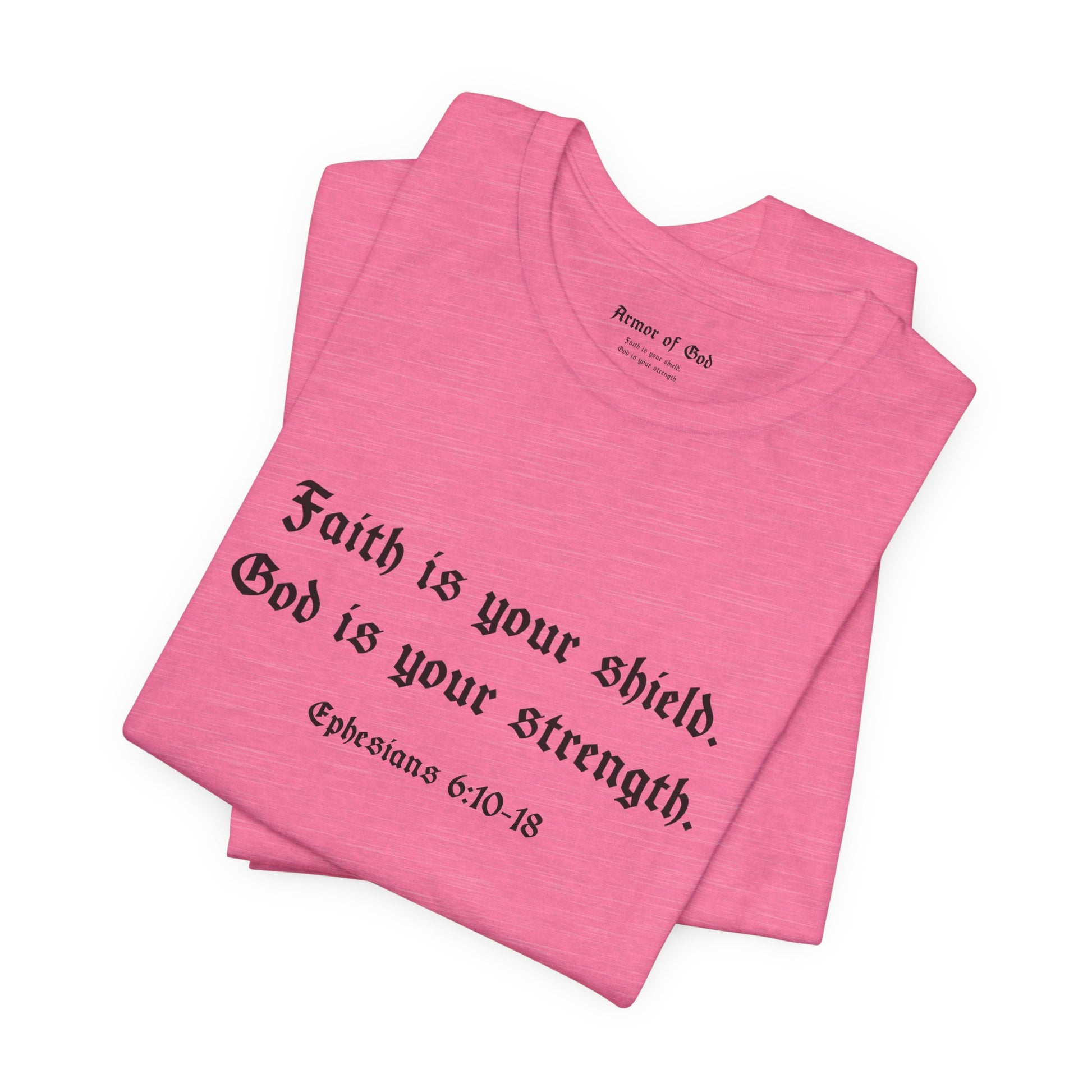 Armor of God T-Shirt (Black, White, Pink)