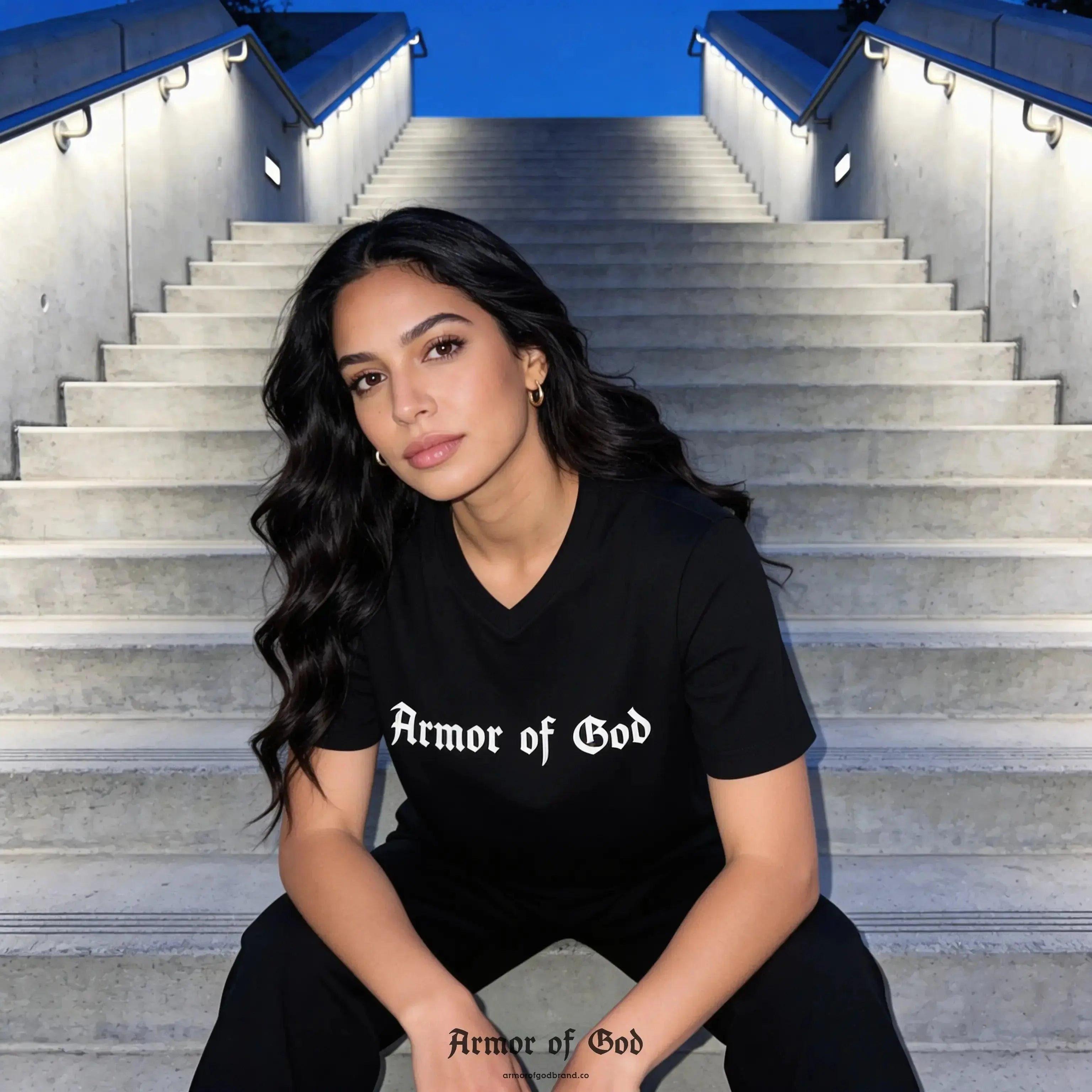 Armor of God V-Neck T-Shirt