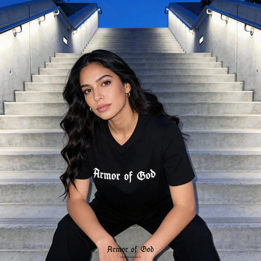 Armor of God V-Neck T-Shirt