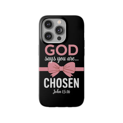 Chosen by God iPhone Case