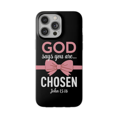 Chosen by God iPhone Case