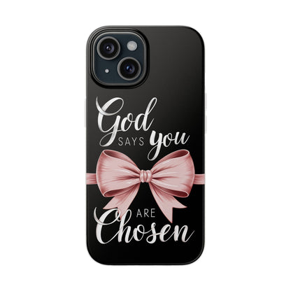 Chosen by God iPhone Case