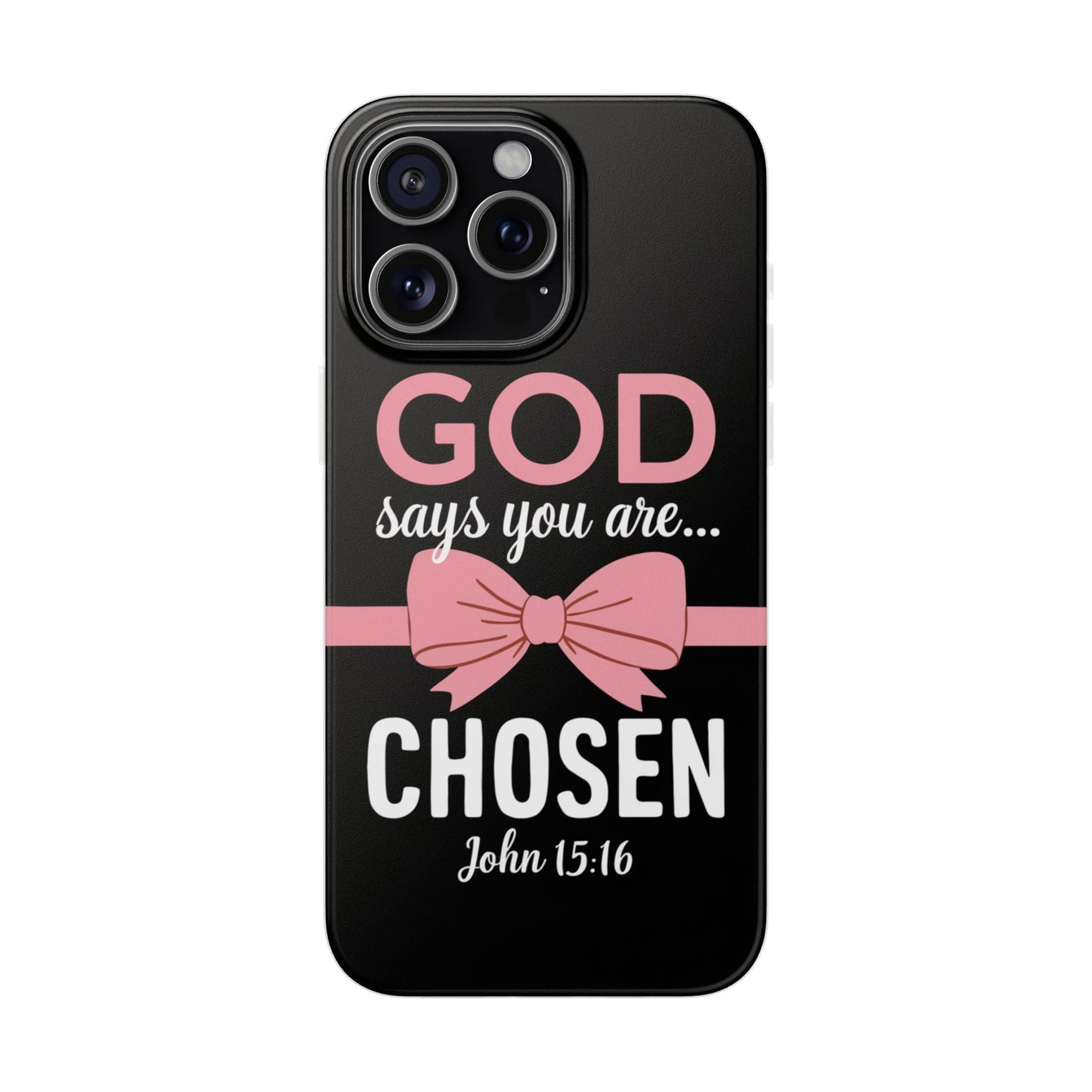 Chosen by God iPhone Case