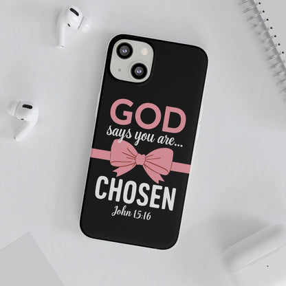 Chosen by God iPhone Case