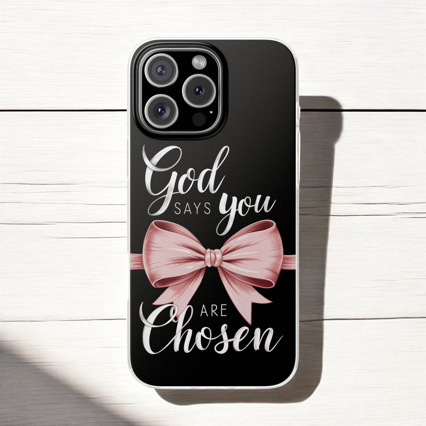 Chosen by God iPhone Case