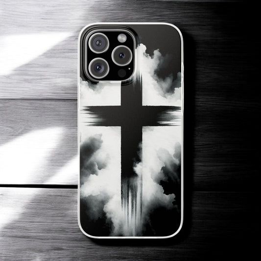 Cross in the Clouds iPhone Case