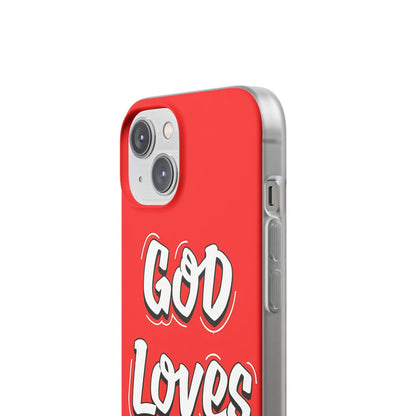 God Loves You iPhone Case