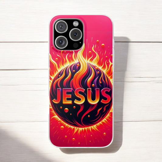 Jesus Ablaze iPhone Case