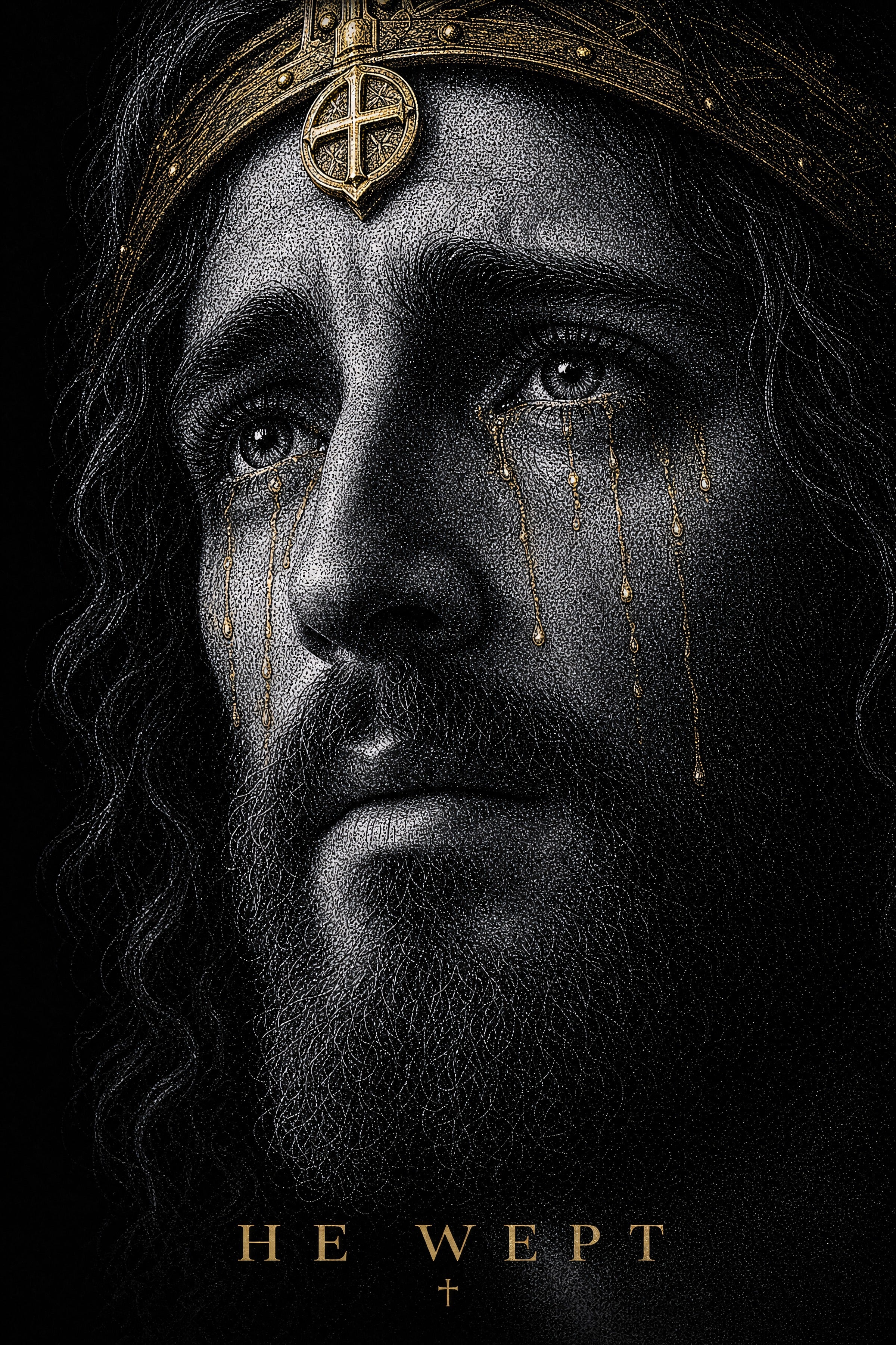 He Wept Wallpaper