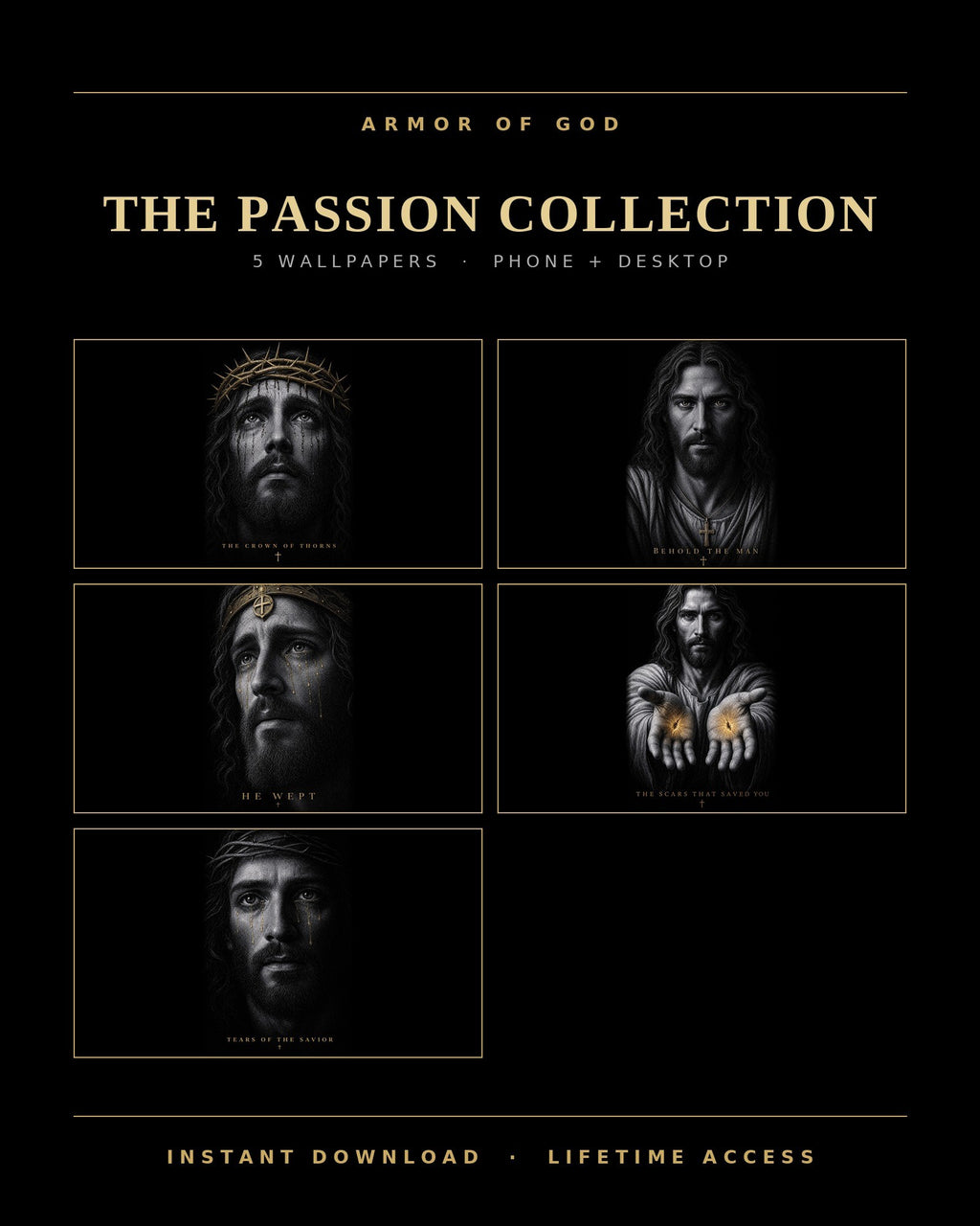 The Passion Collection - 5 wallpapers, what is inside