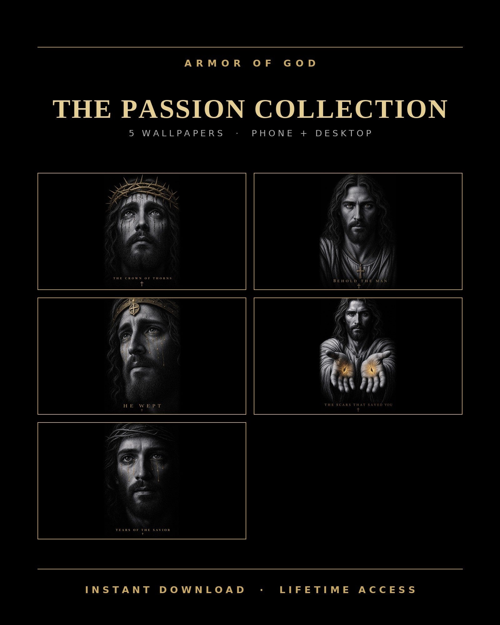 The Passion Collection - 5 wallpapers, what is inside