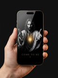 The Promise Collection wallpaper pack shown on an iPhone