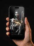 The I AM Collection wallpaper pack shown on an iPhone